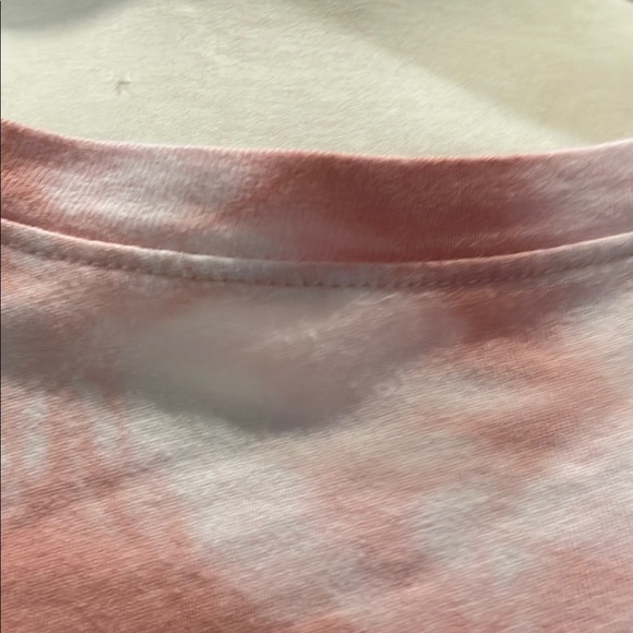 Time and Tru Pink and White Long Sleeve Boxy Sweatshirt - Picture 7 of 10